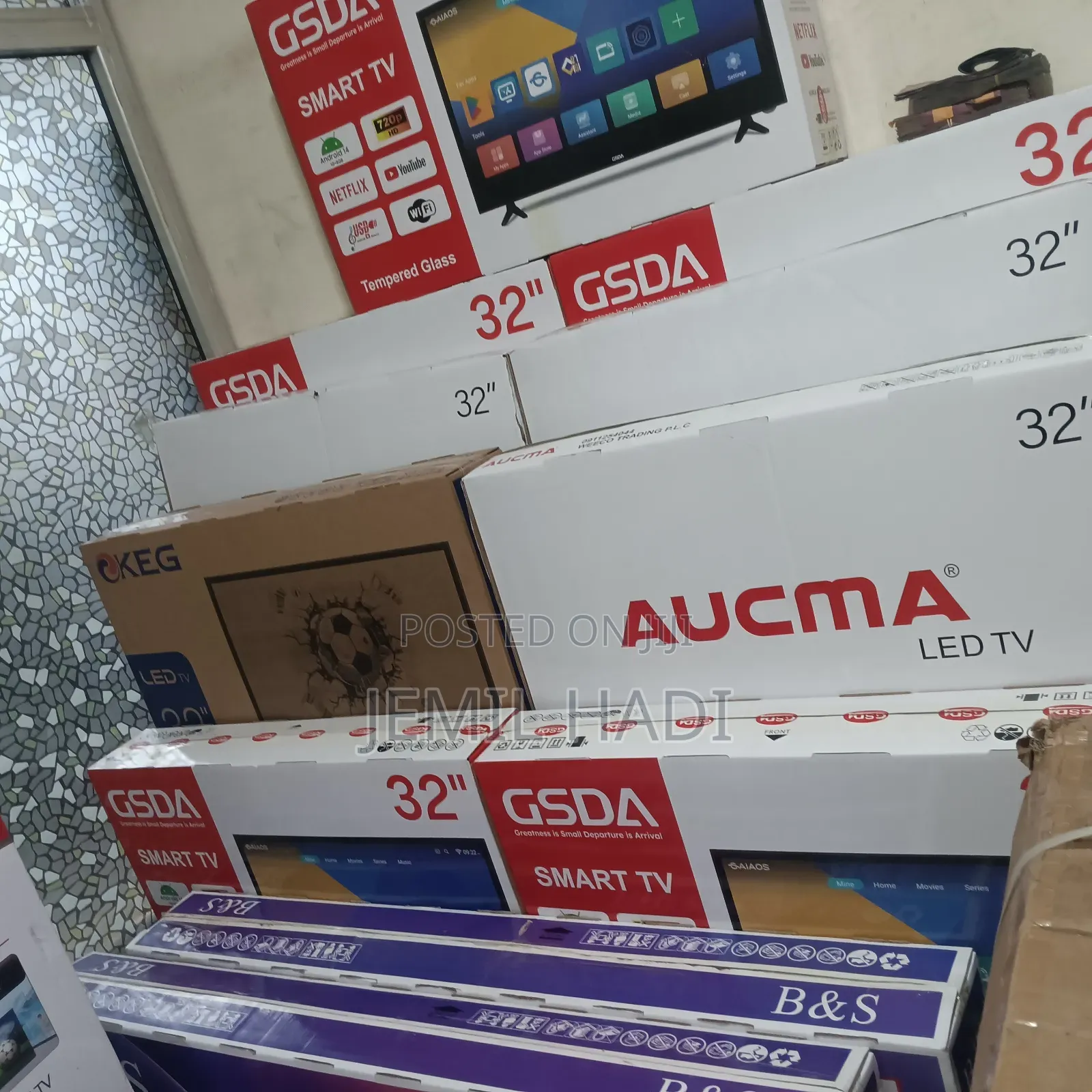 Acuma Led Tv 32 Doubel Gelass