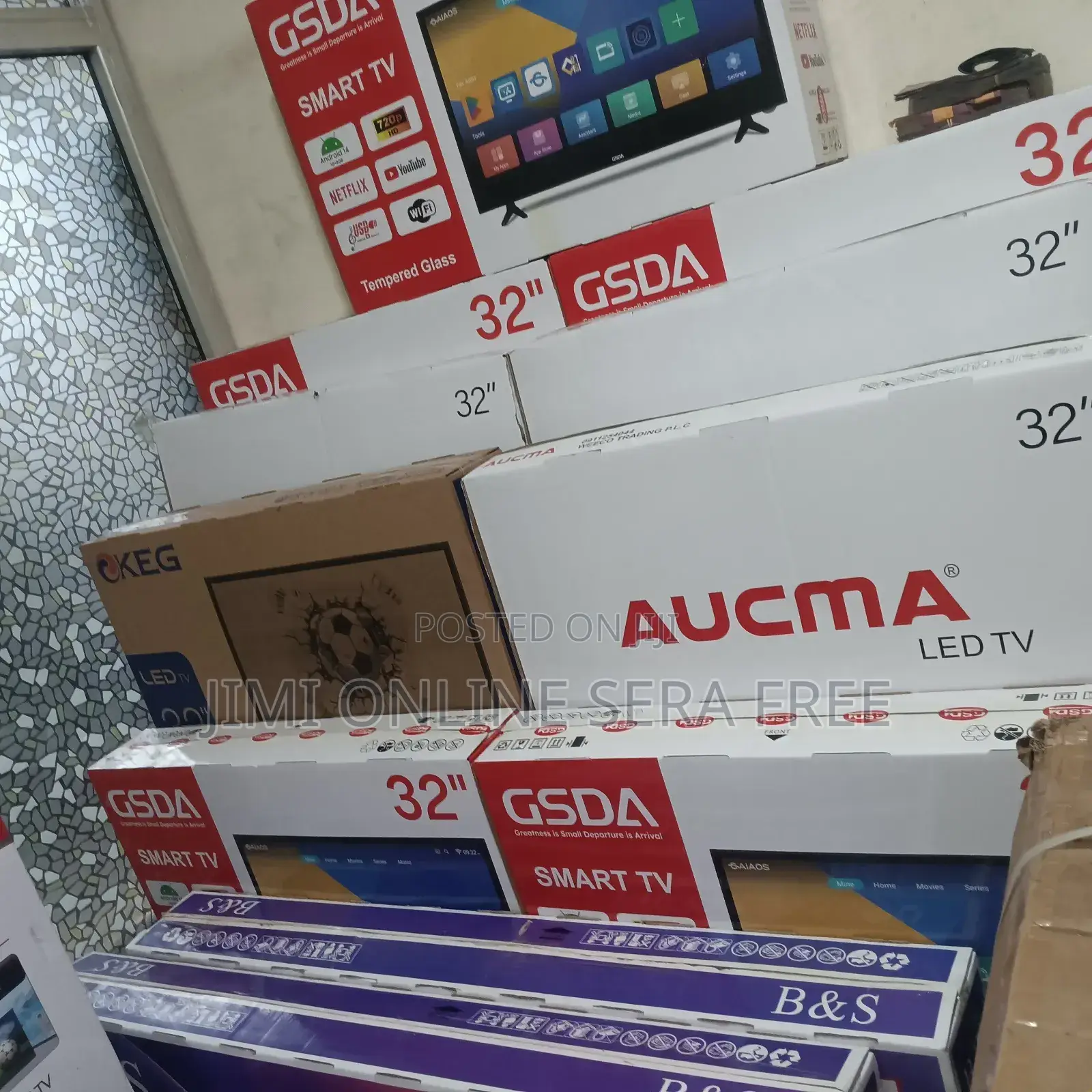 Acuma Led Tv 32 Doubel Gelass