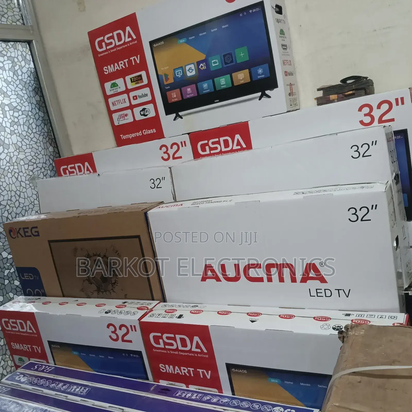 Acuma Led Tv 32 Doubel Gelass
