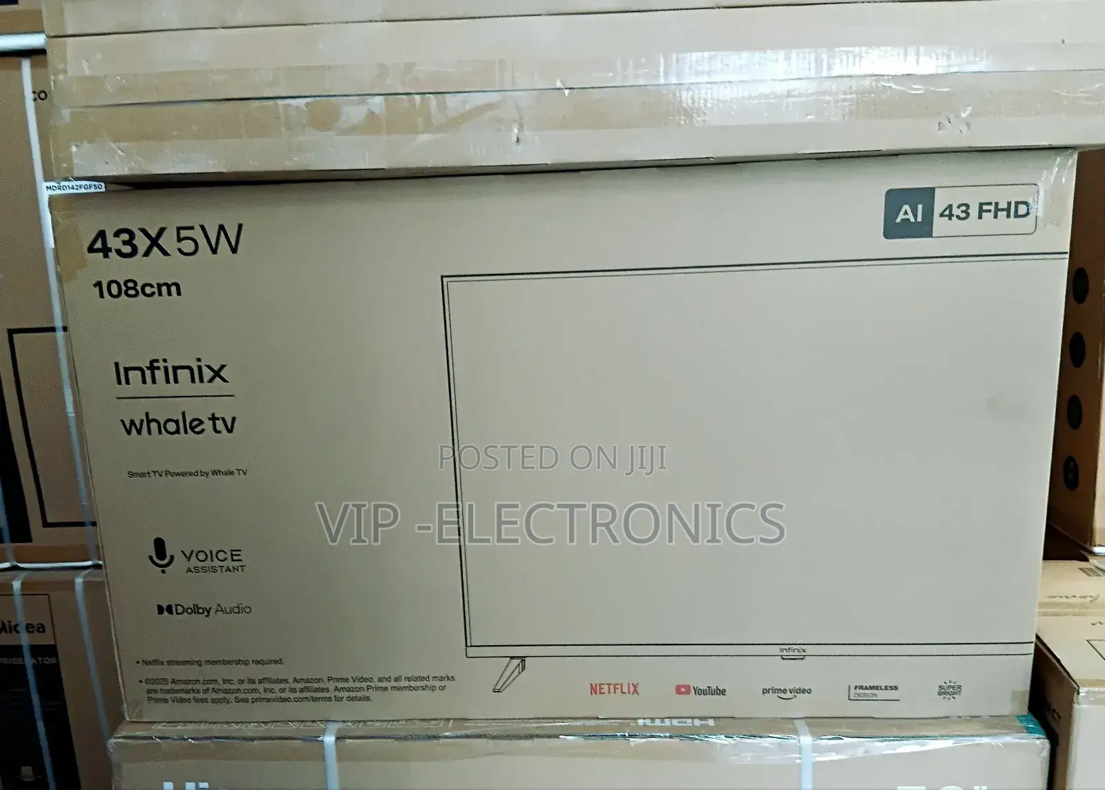 Infinix 43 Inch Tv Smart Full Hd New 2025 Model Frameless Tv