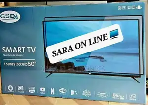Gsda 50" Inch Smart Tv New Model Free Delivery