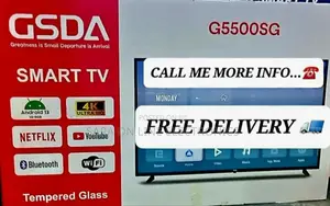 Gsda 55" Uhd Smart Android Tv ◆10year Warranty
