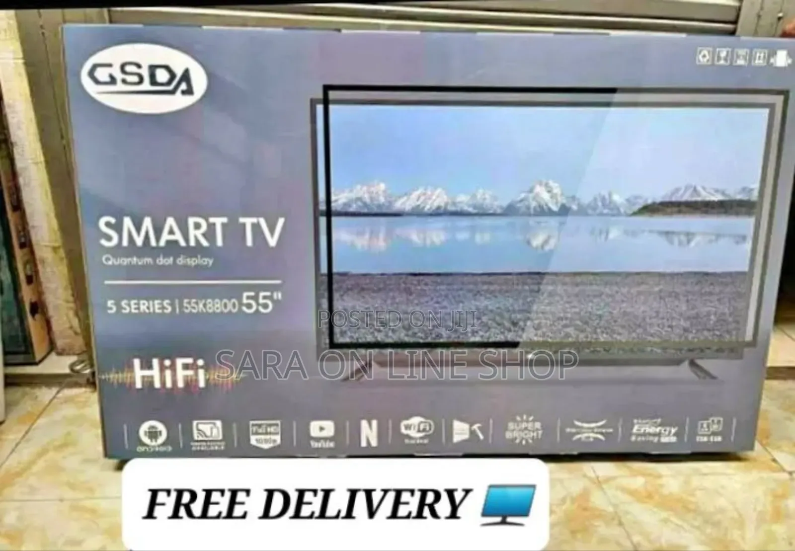 ●●Gsda 55" 5 Series Smart Tv ●New Model ●10year Warranty