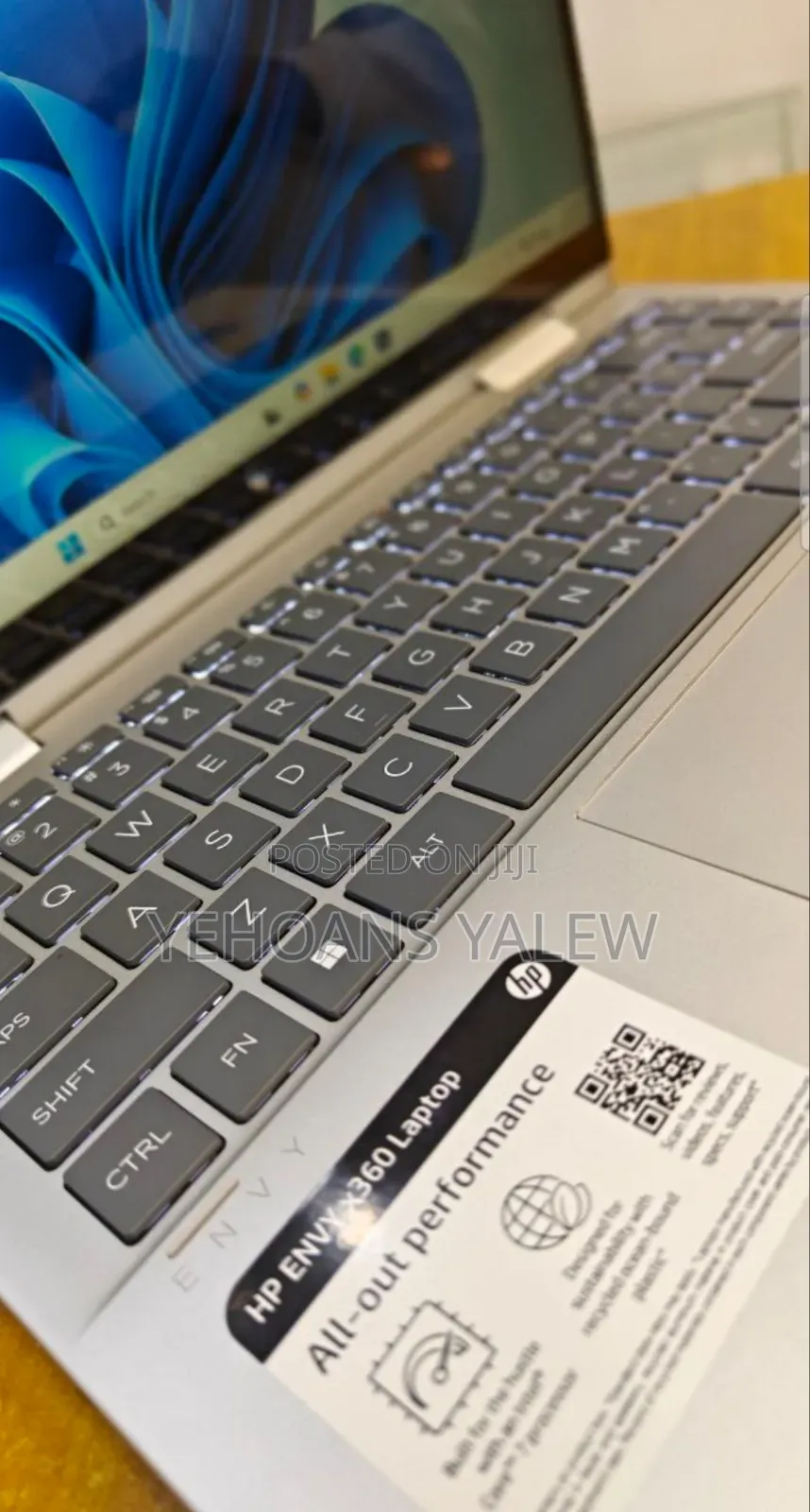 New Laptop HP Envy X360 16GB Intel Core 7 SSD 512GB