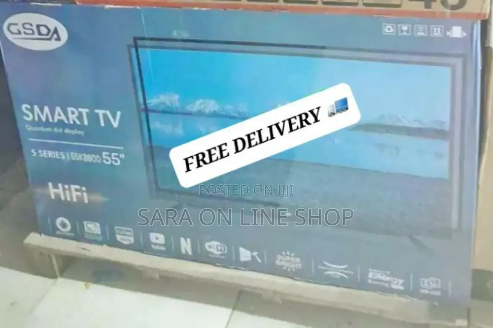 🌟💥Gsda 55" 5 Series Uhd Smart Tv ☆New 2025 Model ☆Free Delivery