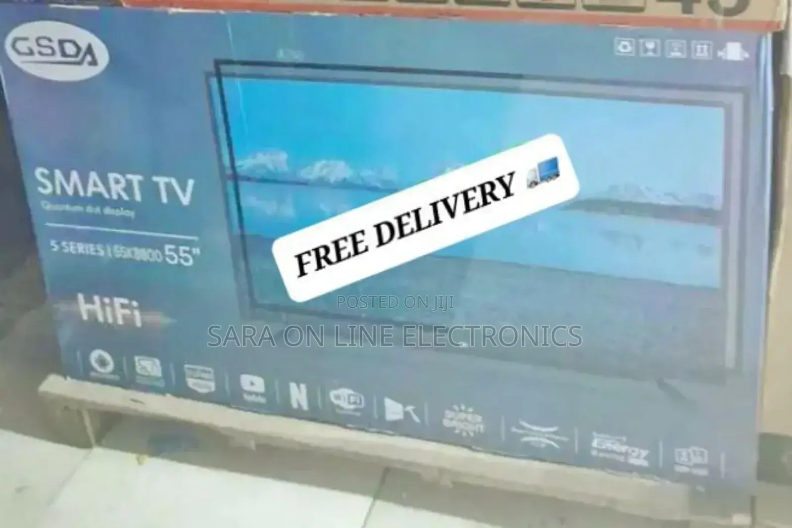 🌟💥Gsda 55" 5 Series Uhd Smart Tv ☆New 2025 Model ☆Free Delivery