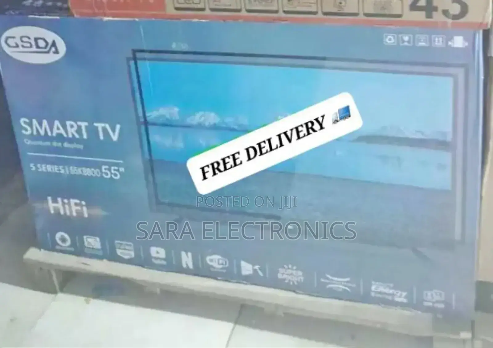 🌟💥Gsda 55" 5 Series Uhd Smart Tv ☆New 2025 Model ☆Free Delivery