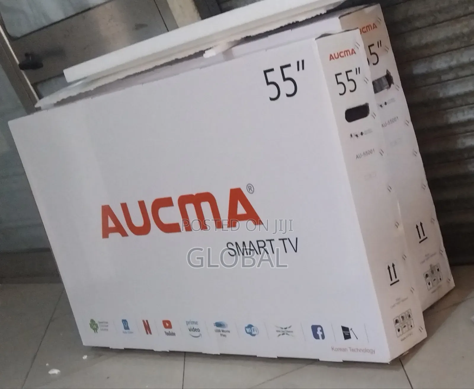 55"Inch Acuma Double Glass Tv