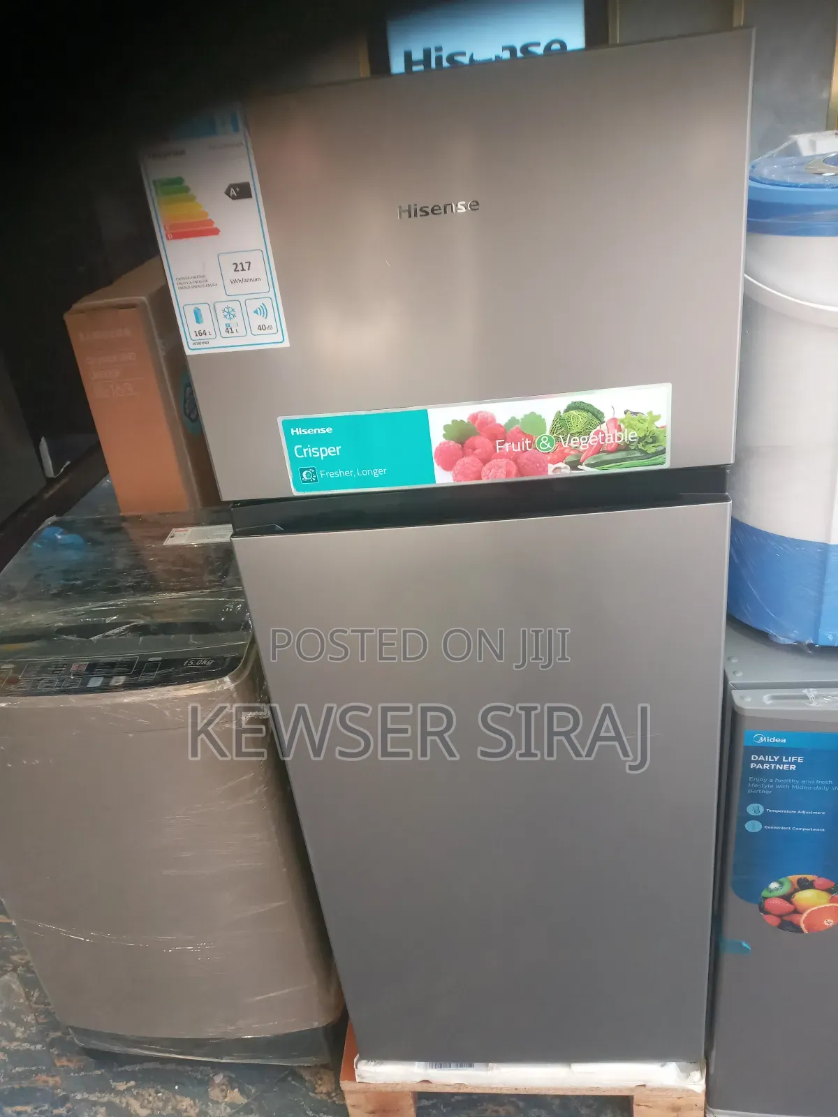 Hisense 220 Letre Refrgrator 5.Years Warranty Free Delivery