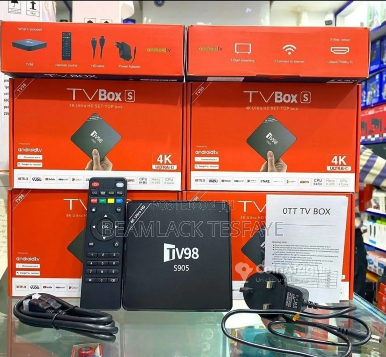 Tv98 Smart Androd Uhd Tv Box