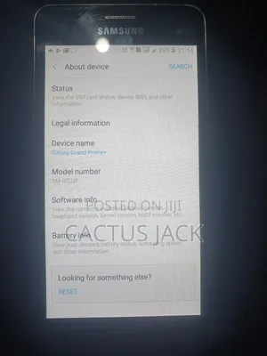 Samsung Galaxy Grand Prime Plus 8 GB Black