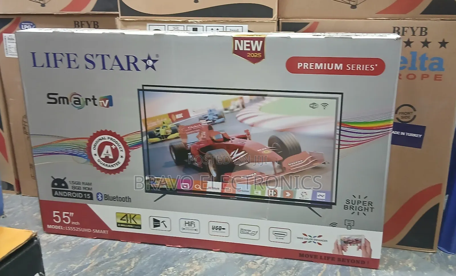 Lifestar 55” Android 15 Tv – Ultra Clear, Ultra Smart