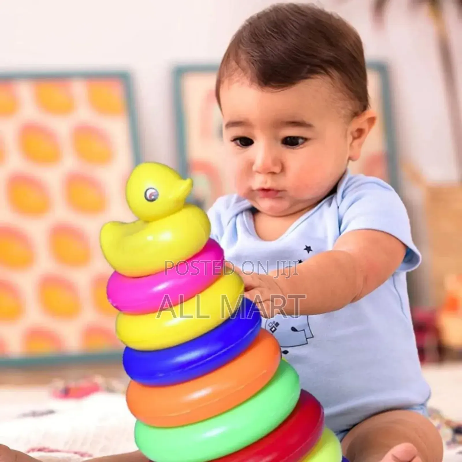 Generic Baby Toddler Toys Stacking Ring Pyramid
