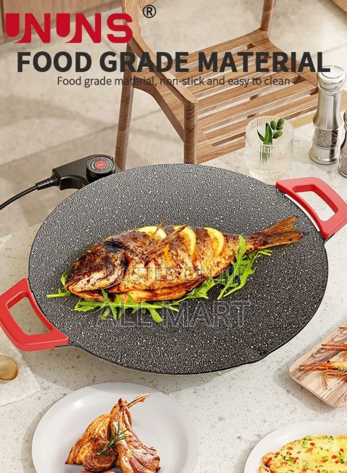 Electrical Round Grill Pan