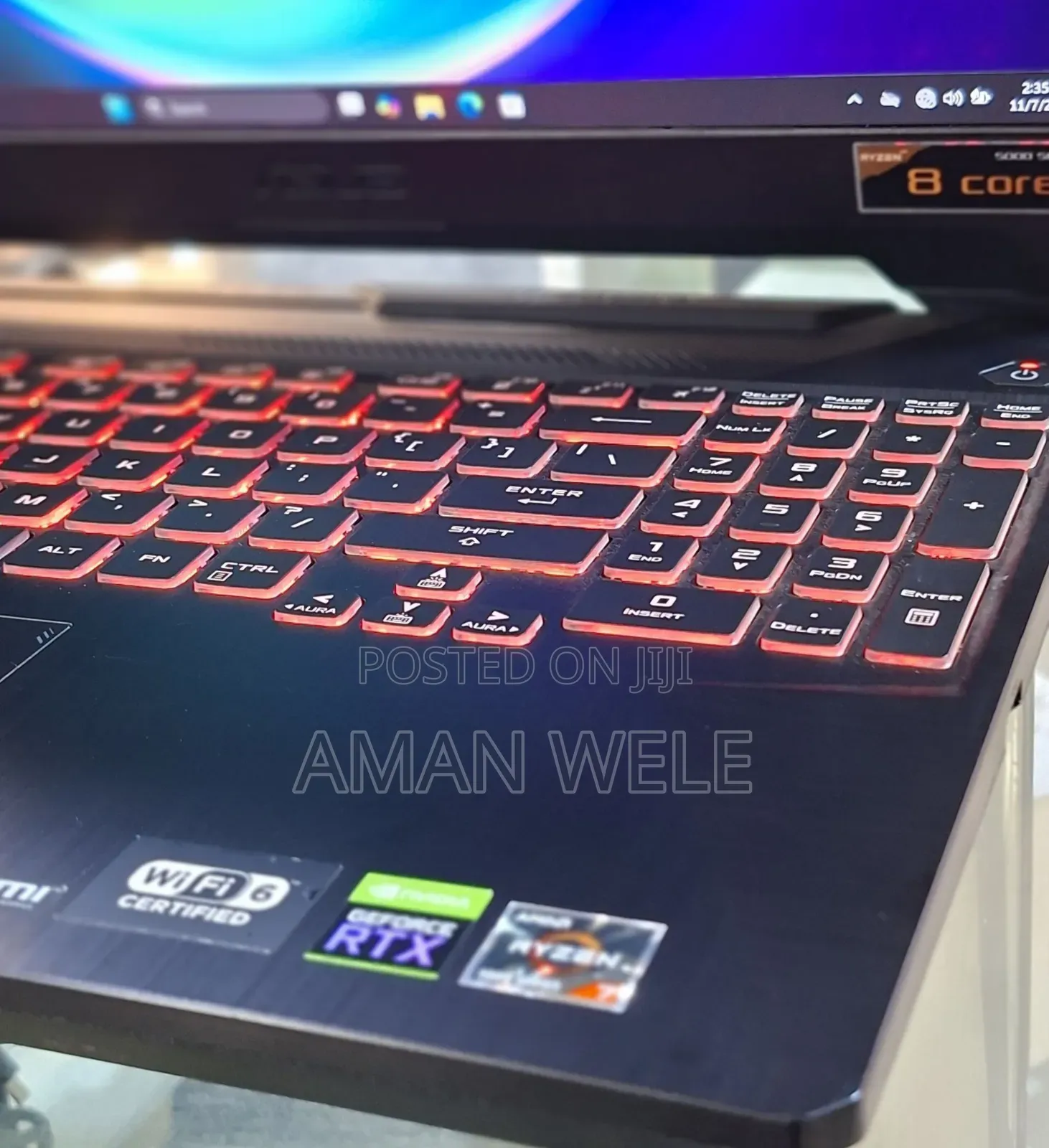 New Laptop Asus TUF Gaming A15 16GB AMD Ryzen 7 SSD 512GB