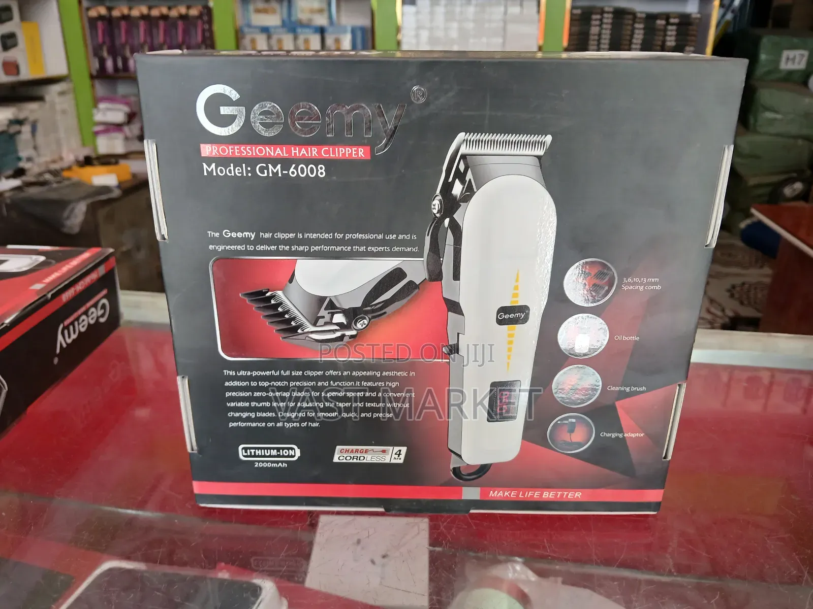 Geemy Professionl Hair Clipper Model : Gm - 6008