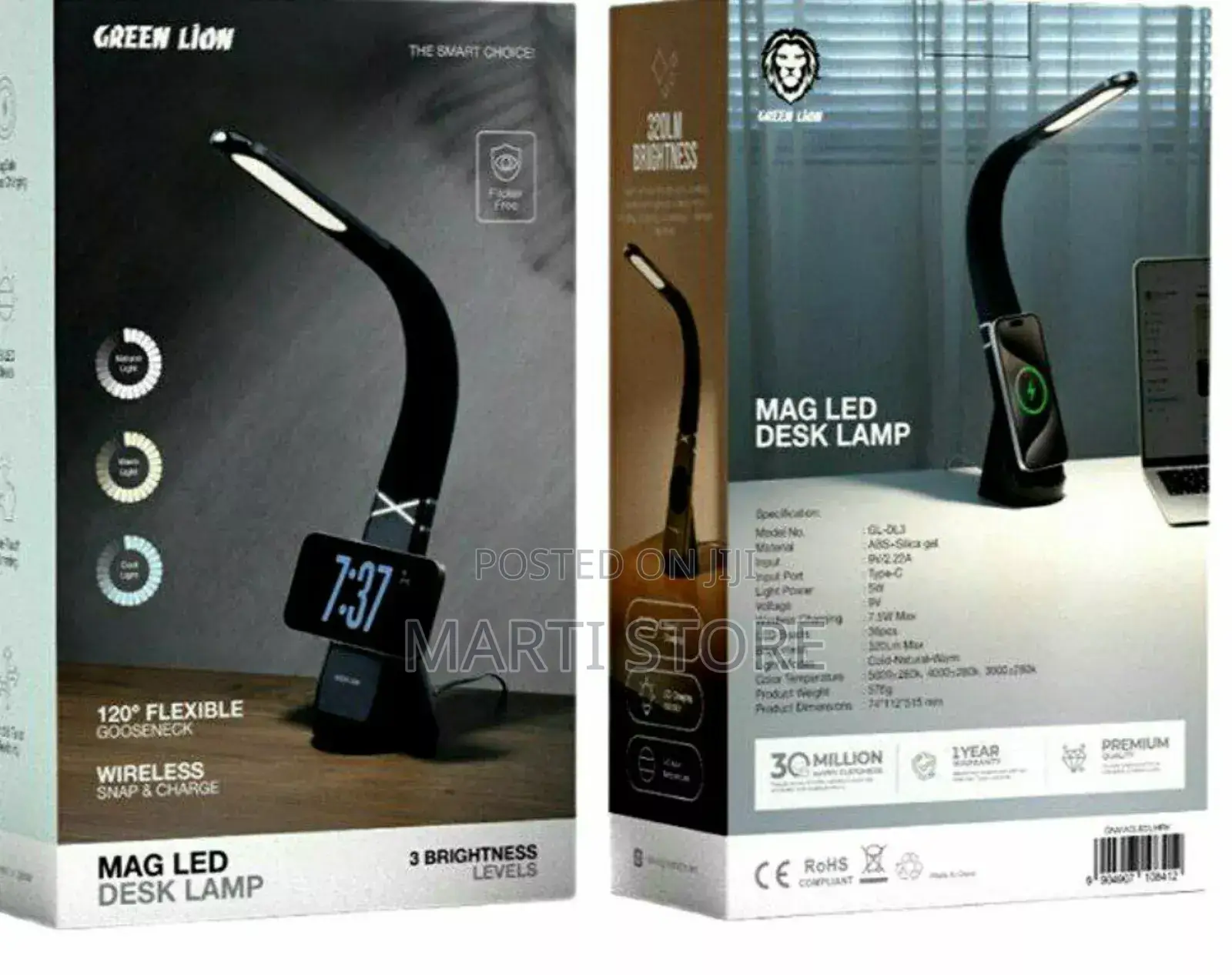 Green Lion Mag Led Desk Lamp