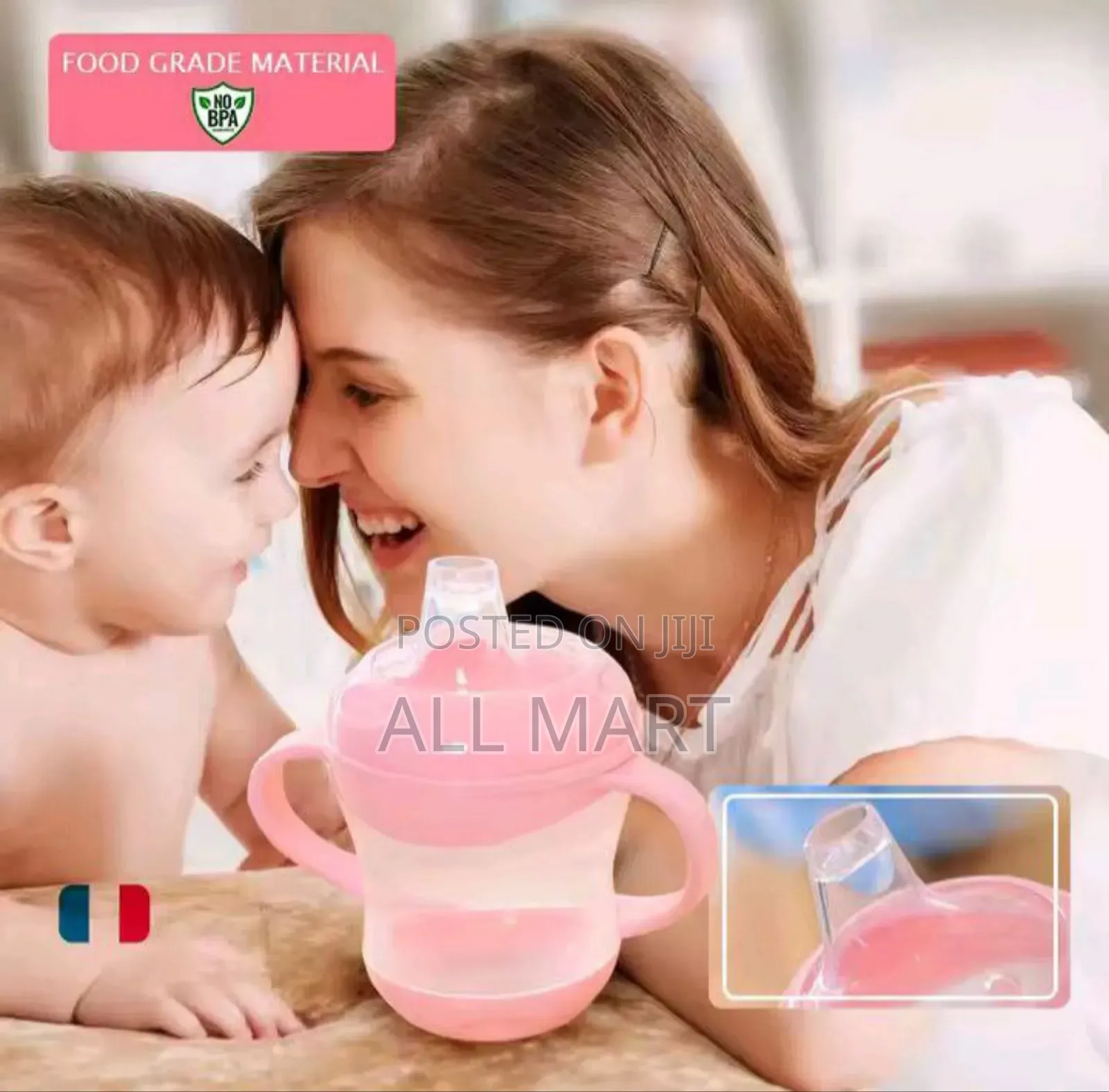 Smart Baby Pp Cup With Handle Silcone Bottle