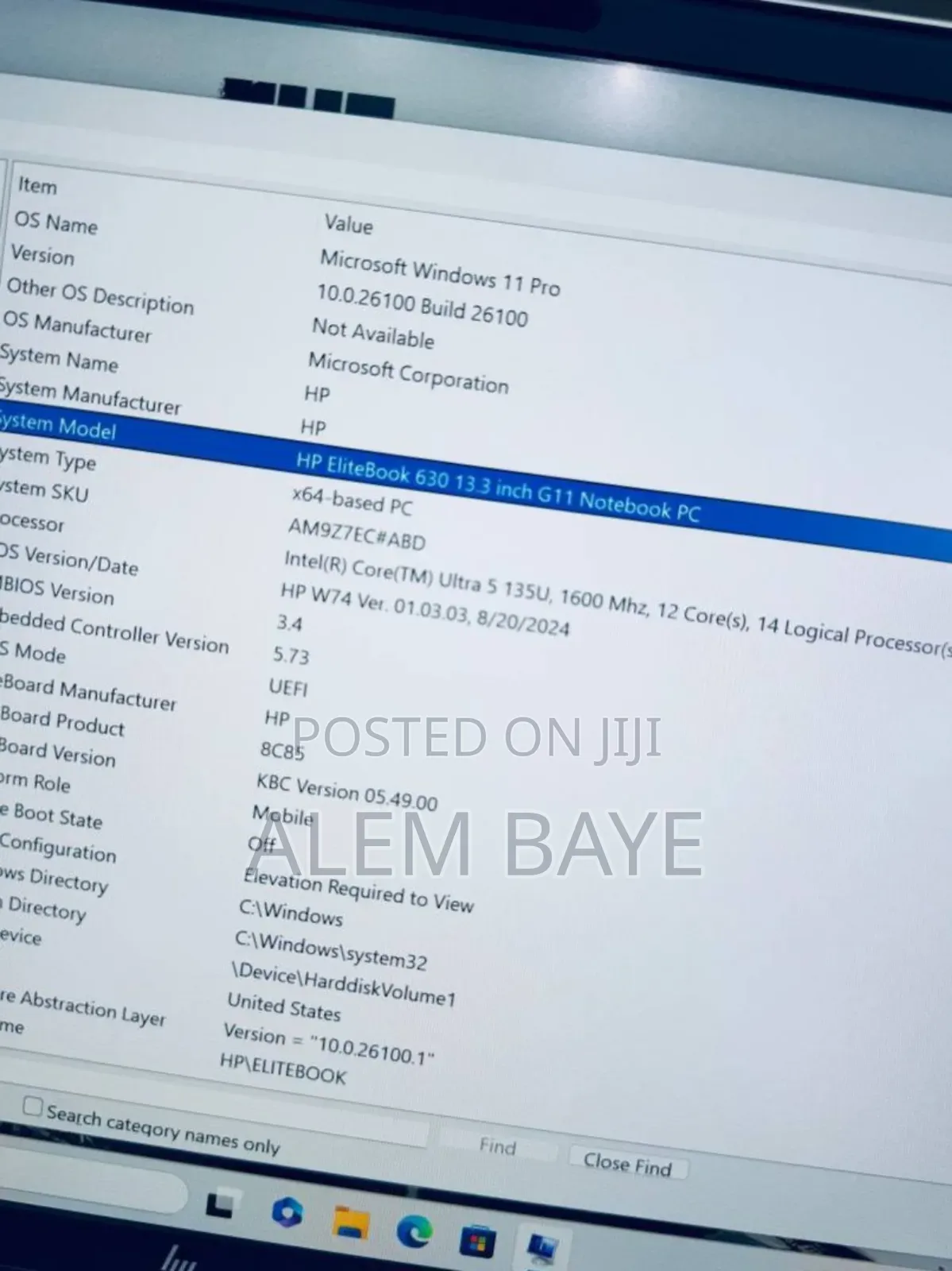 New Laptop HP EliteBook 840 16GB Intel Core Ultra 5 SSD 512GB