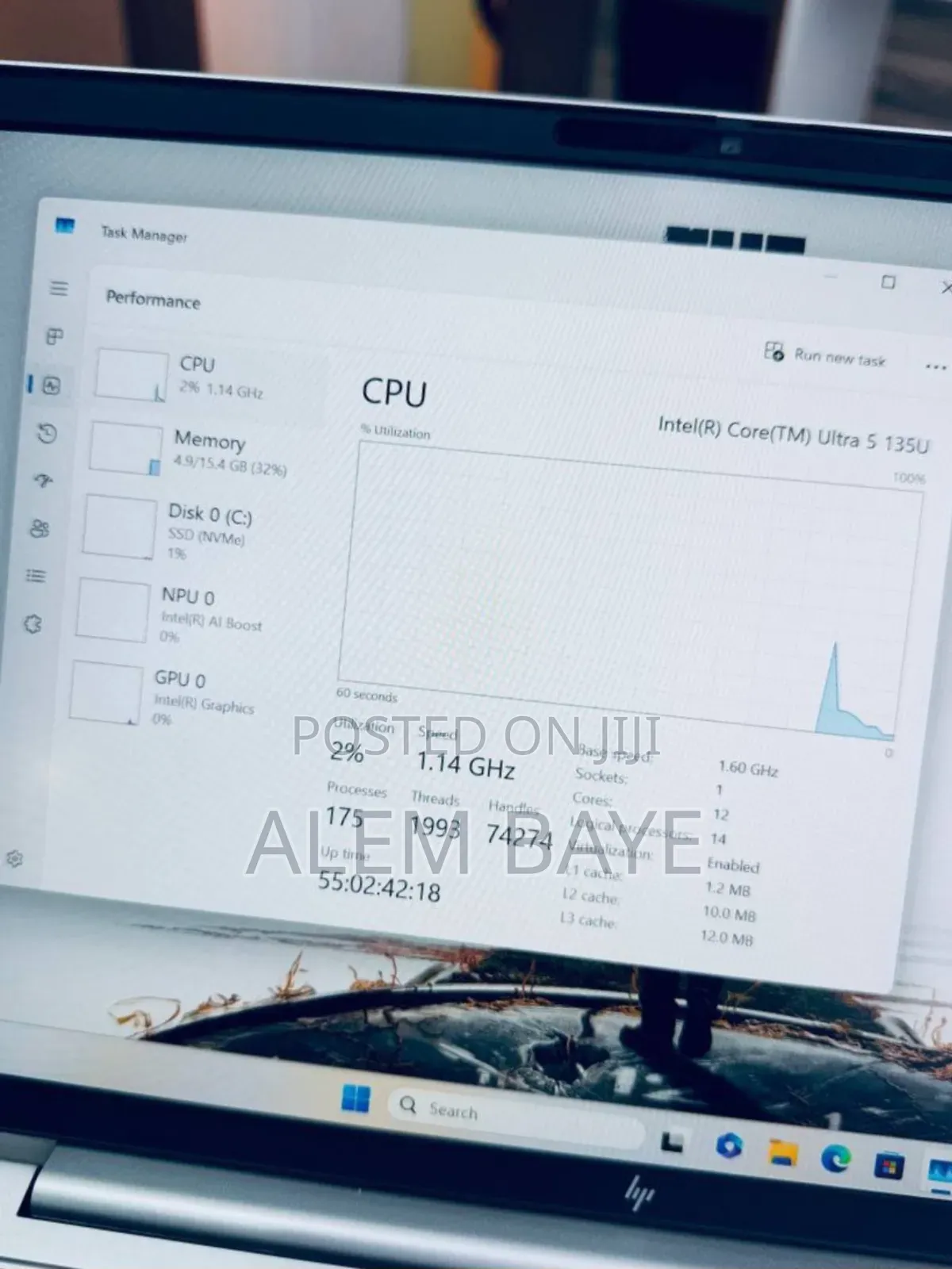 New Laptop HP EliteBook 840 16GB Intel Core Ultra 5 SSD 512GB