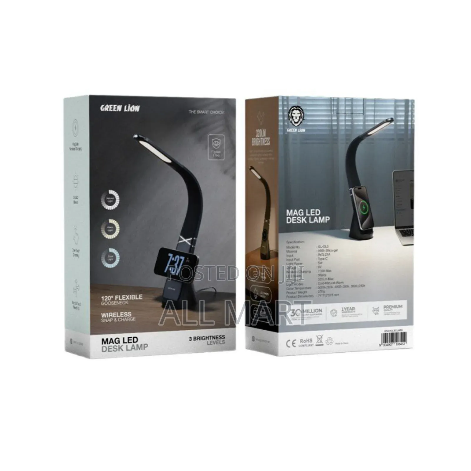 Green Lion Mag Led Desk Lamp