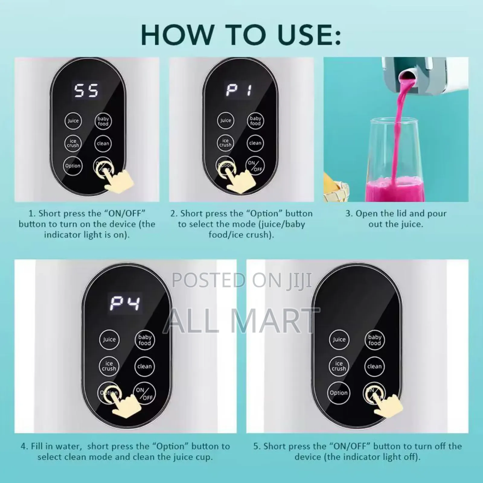 Rechargeable Portable Juicer