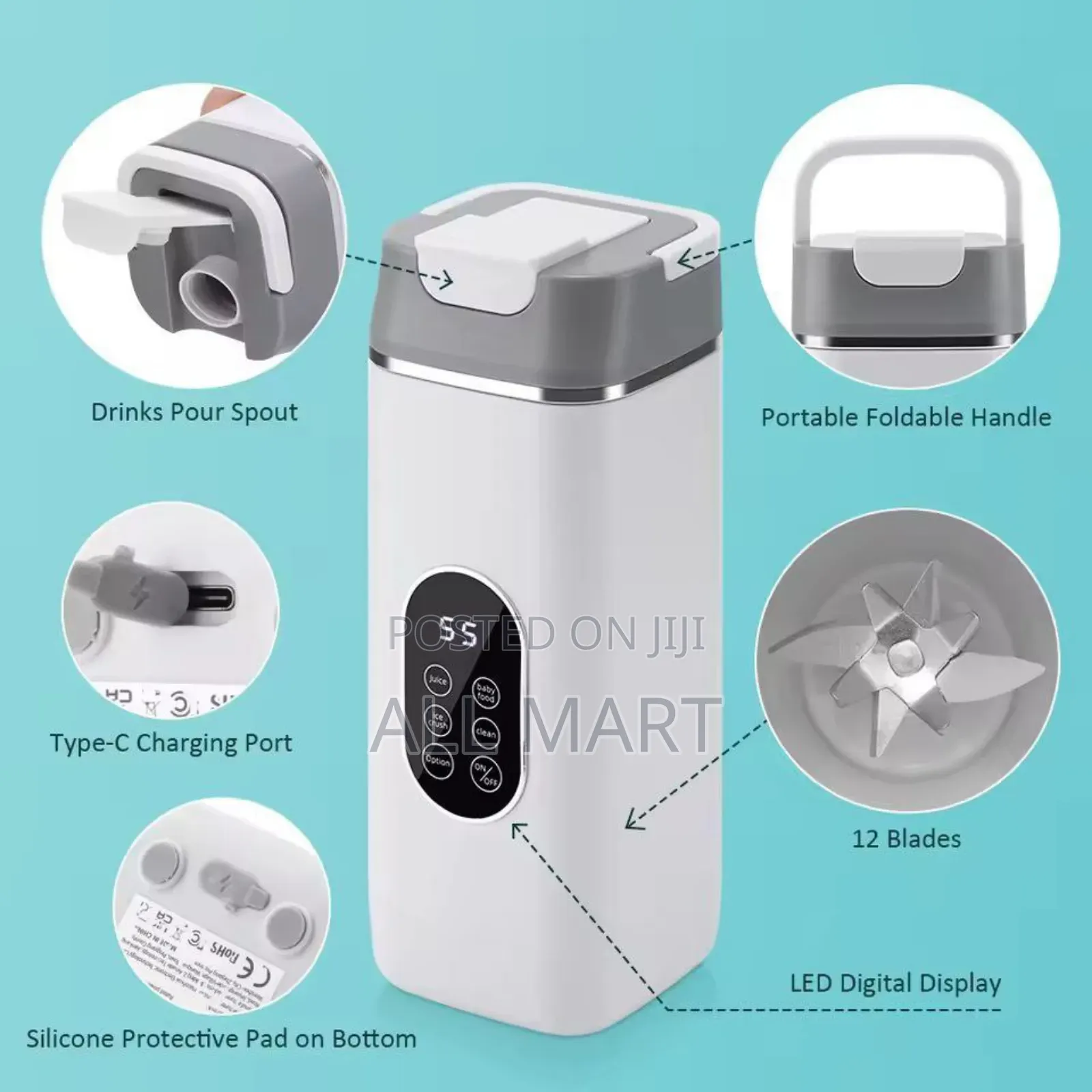 Rechargeable Portable Juicer