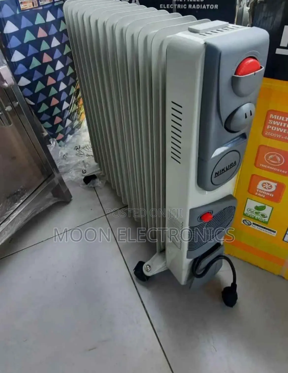 Nikura Oil Heater – Cozy, Quiet Efficient Warmth!