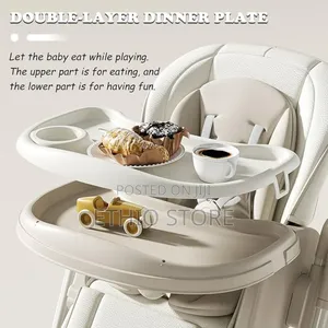 2-in-1 Baby High Chair Rocker With Swing Function