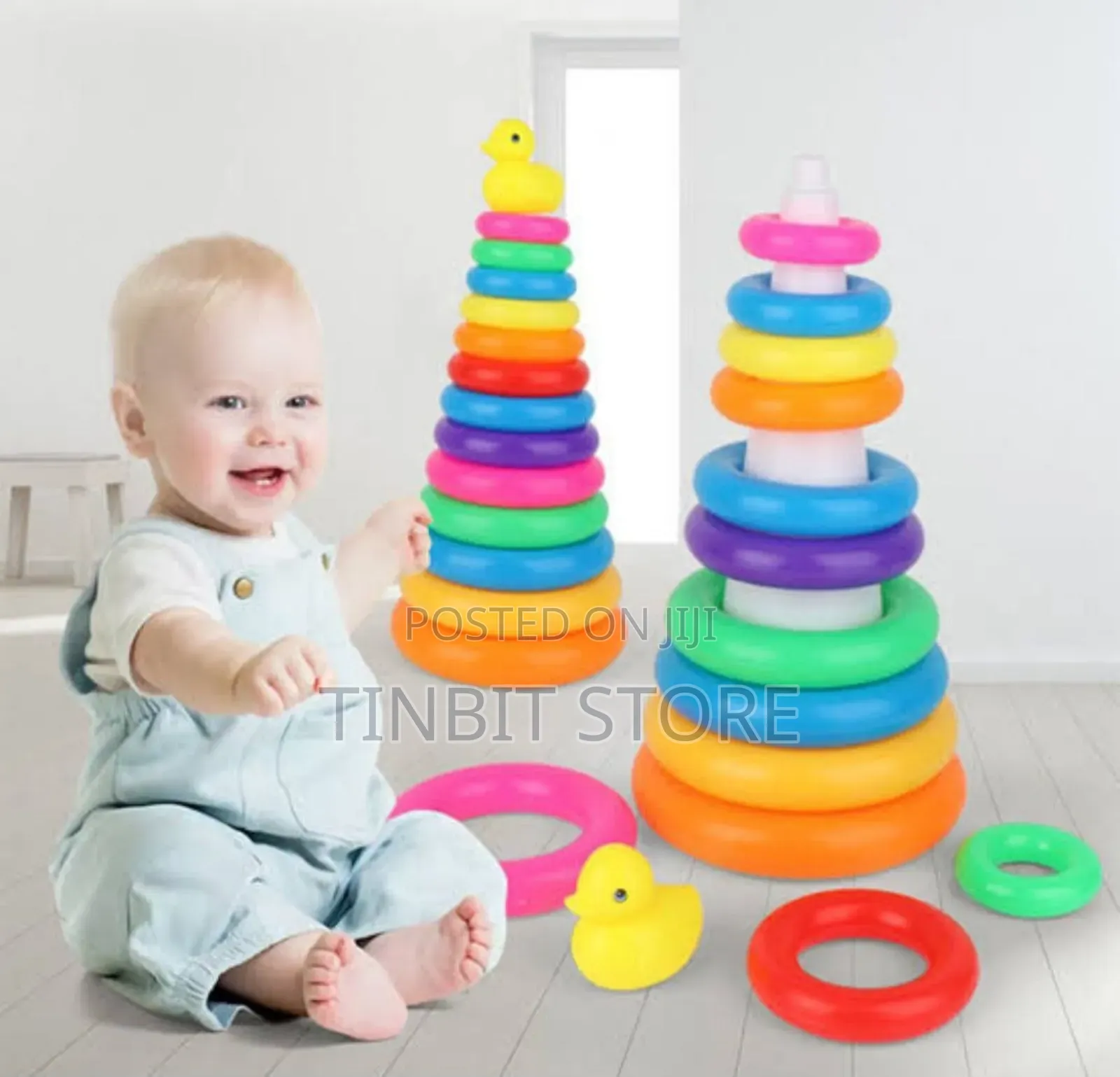 Generic Baby Toddler Toys Stacking Ring Pyramid