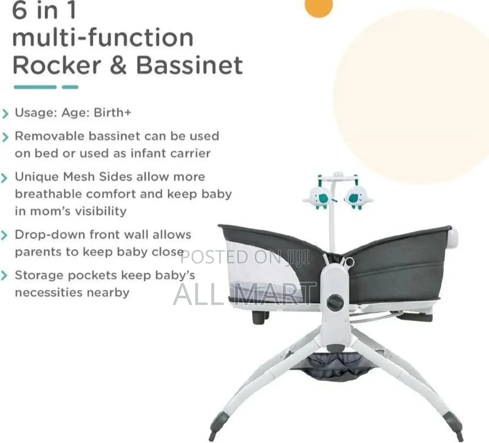 Mastela 6 In1 Multifunctional Baby Bassinet