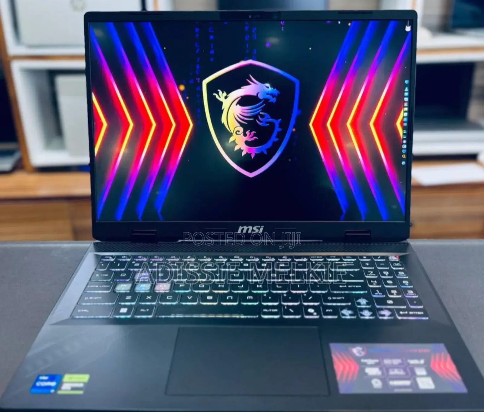 New Laptop MSI Crosshair 17 16GB Intel Core I7 SSD 1T