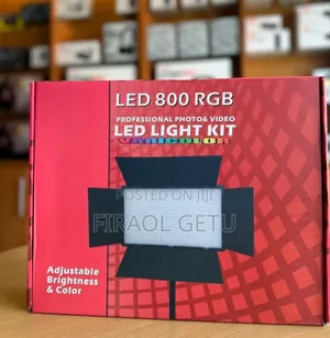 Photo - Led 800 RGB Professional Photo and Video Light Kit