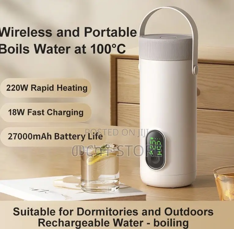 Portable Rechargeable Electric Kettle