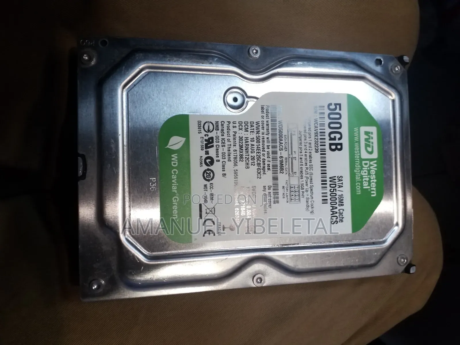 Hard Disk 500gb