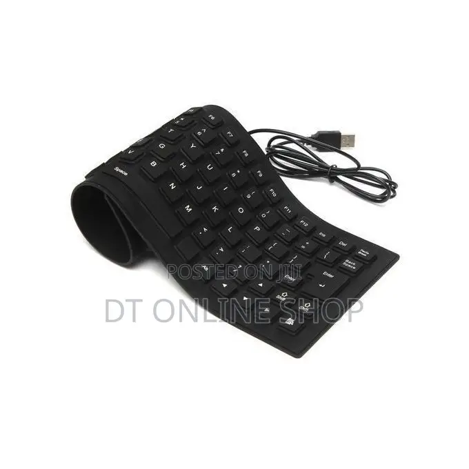 Flexible Keyboard Black New Packed