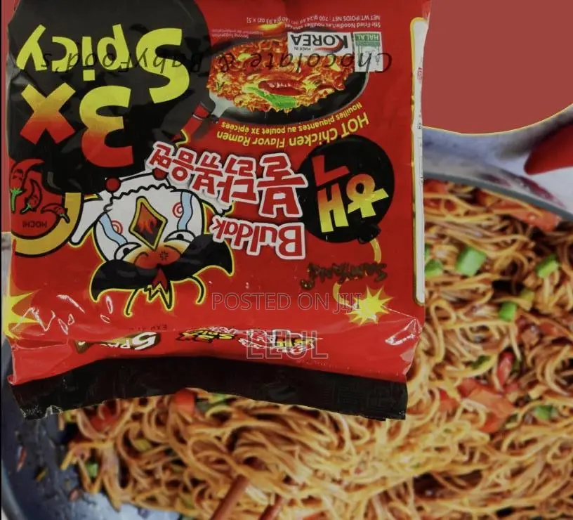 2x And 3x Spicy Buldak Korean Noodles