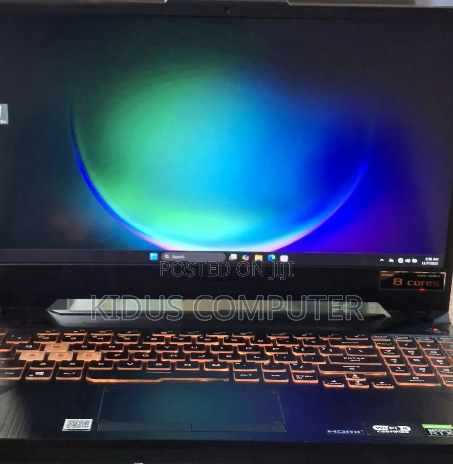 New Laptop Asus TUF Gaming A15 16GB AMD Ryzen 7 SSD 512GB