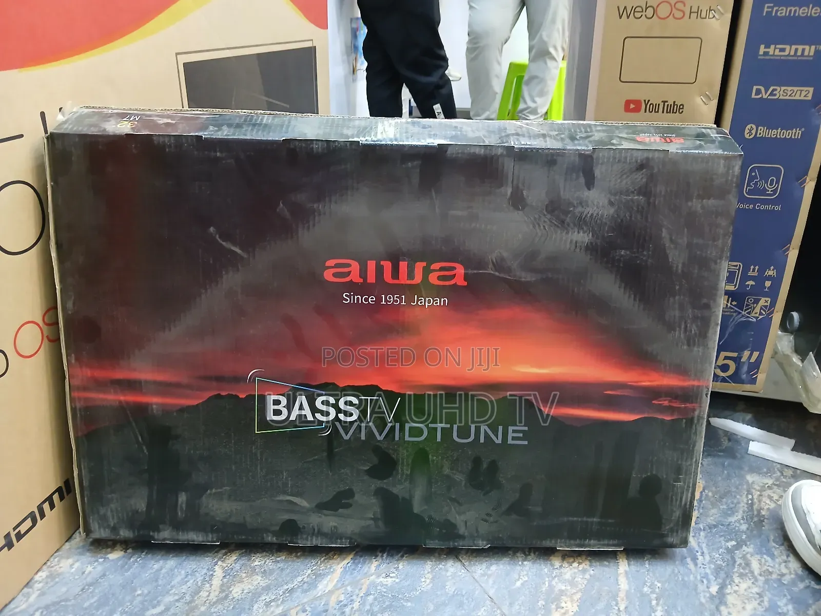 Alwa 32 Inch Double Glass Usb Hdmi Av Input