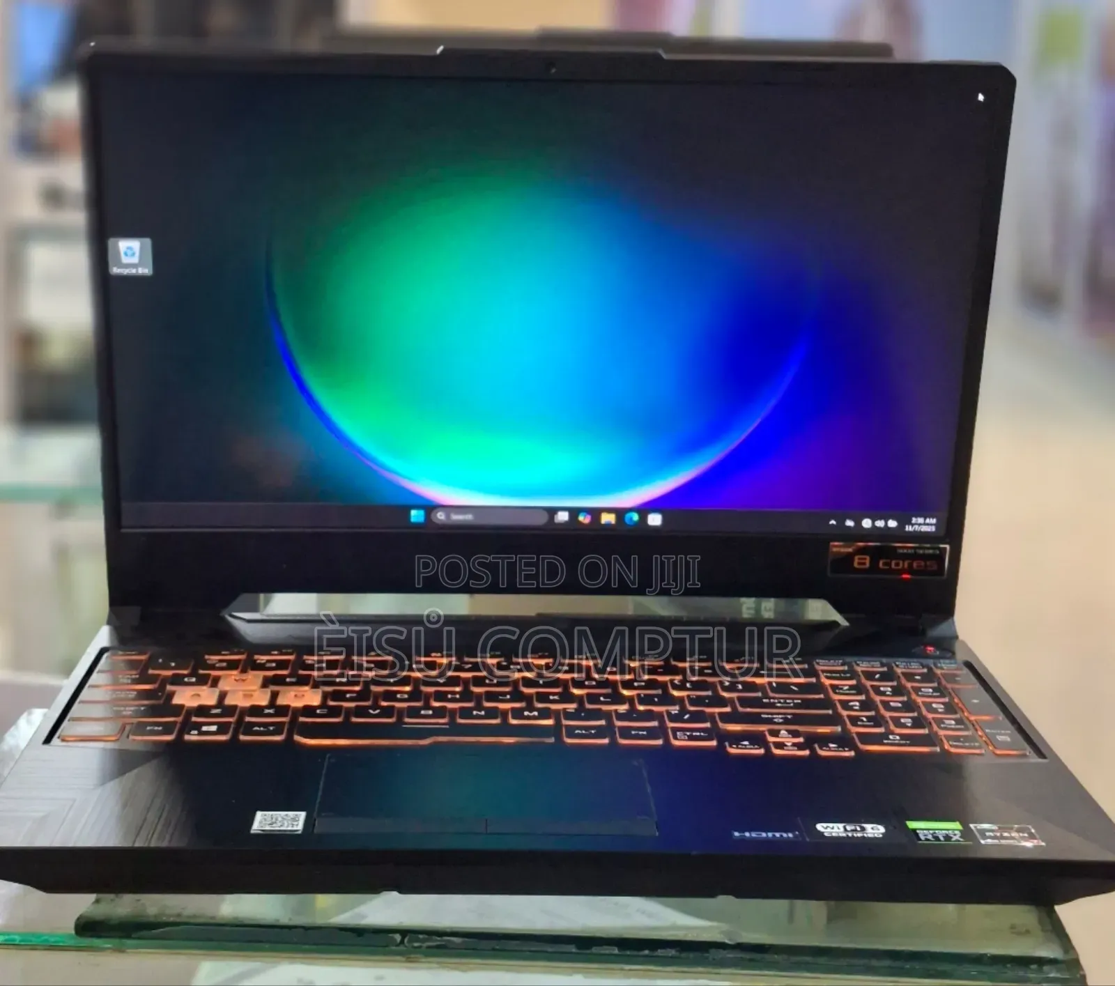 New Laptop Asus TUF Gaming A15 16GB AMD Ryzen 7 SSD 512GB