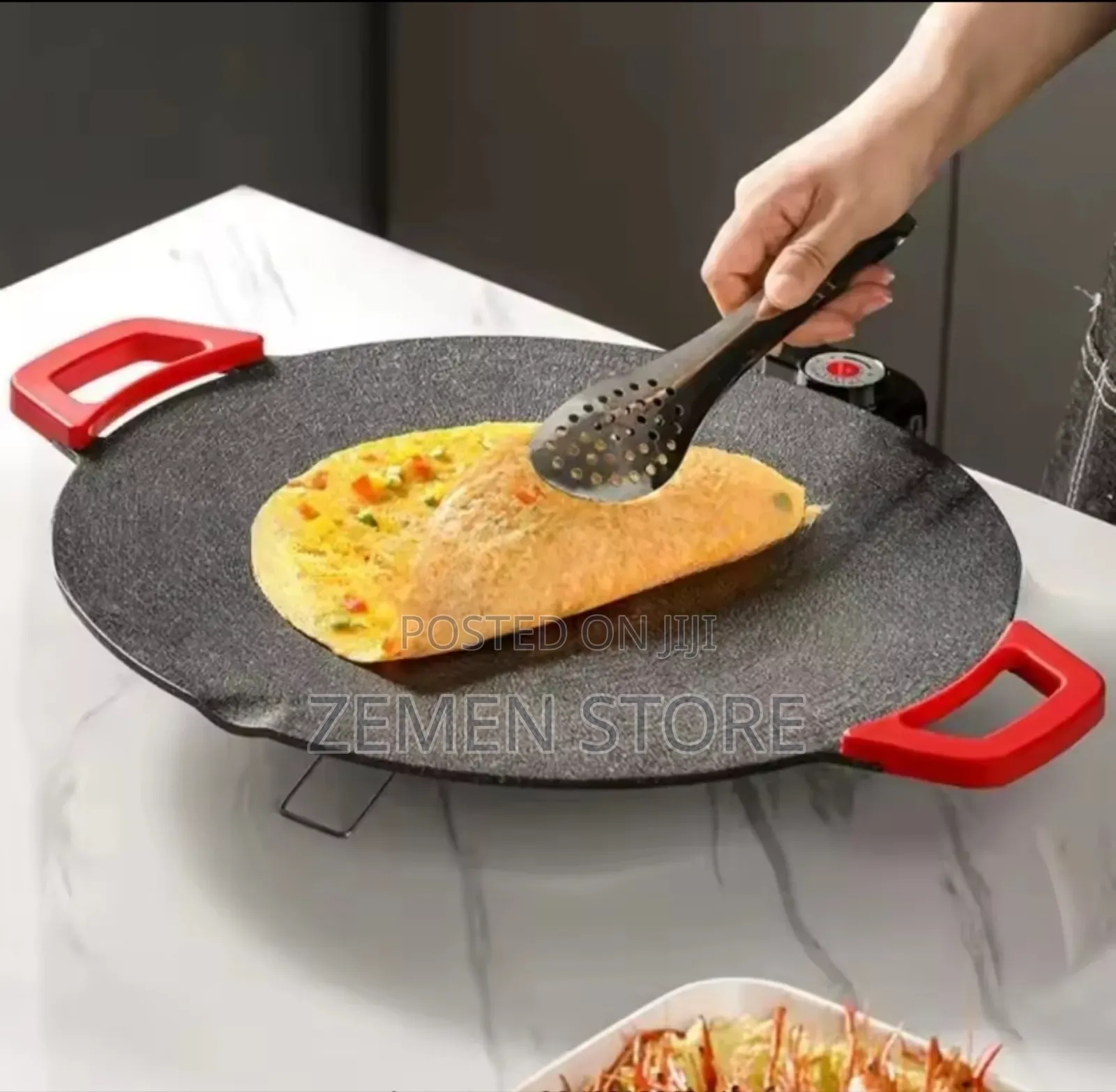Multifunctional Electric Baking Pan (ምጣድ)