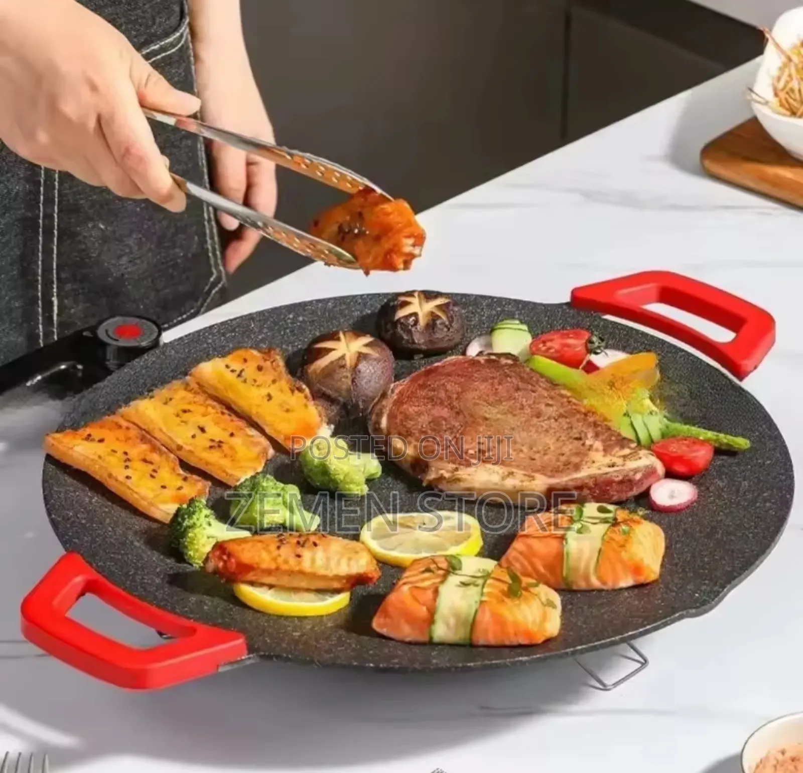 Multifunctional Electric Baking Pan (ምጣድ)