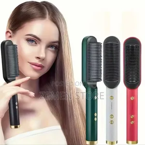 Photo - Hair Straightener ሁሉንም አይነት ጸጉር ያለ ልፋት በሙቀት የሚያስውብ
