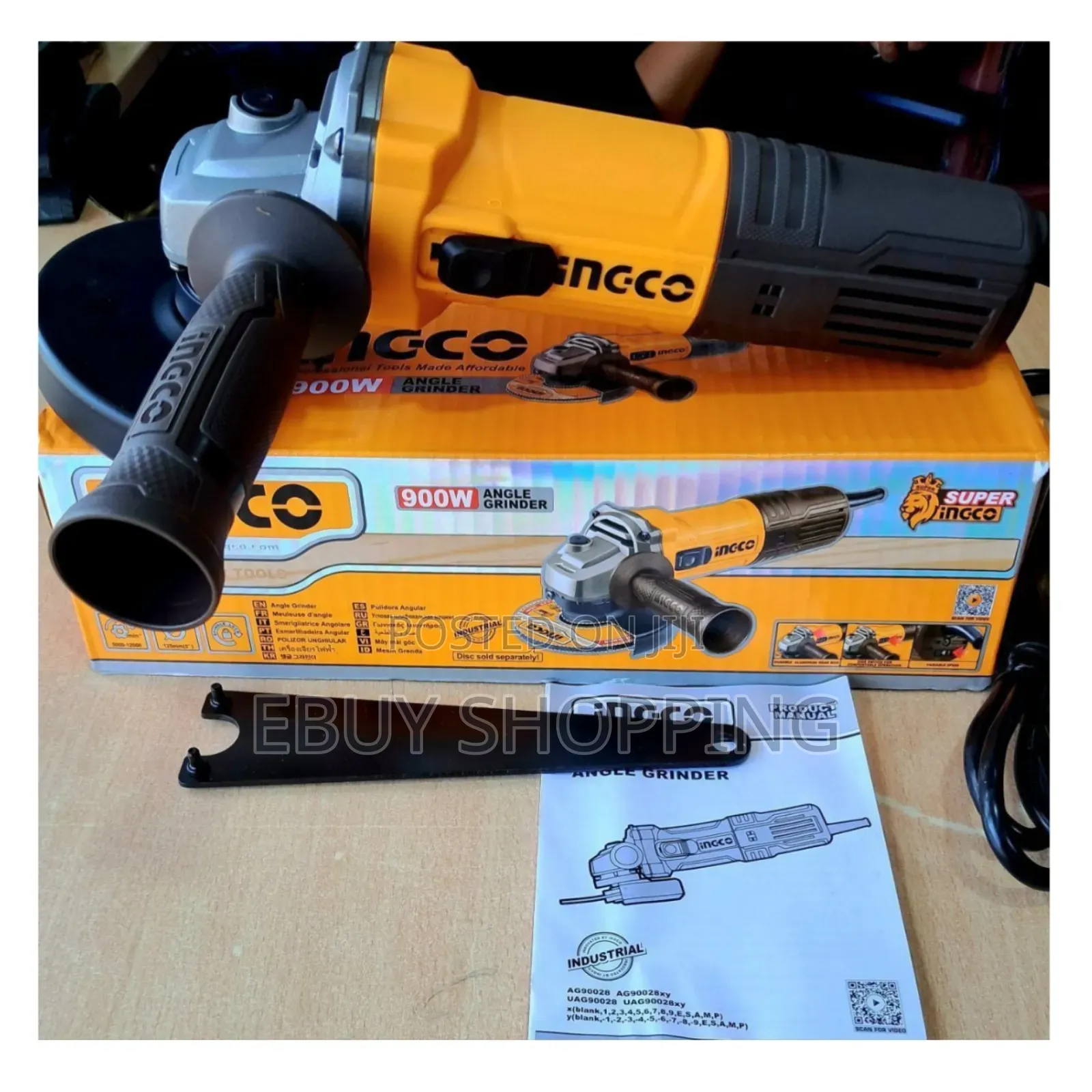 Ingco 900w Angle Grinder
