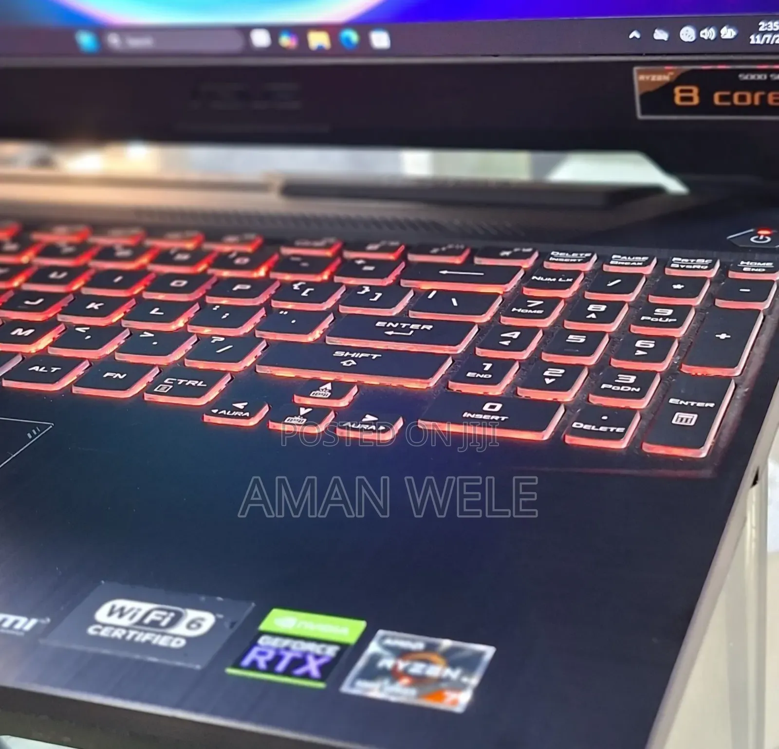 New Laptop Asus TUF Gaming A15 16GB AMD Ryzen 7 SSD 512GB