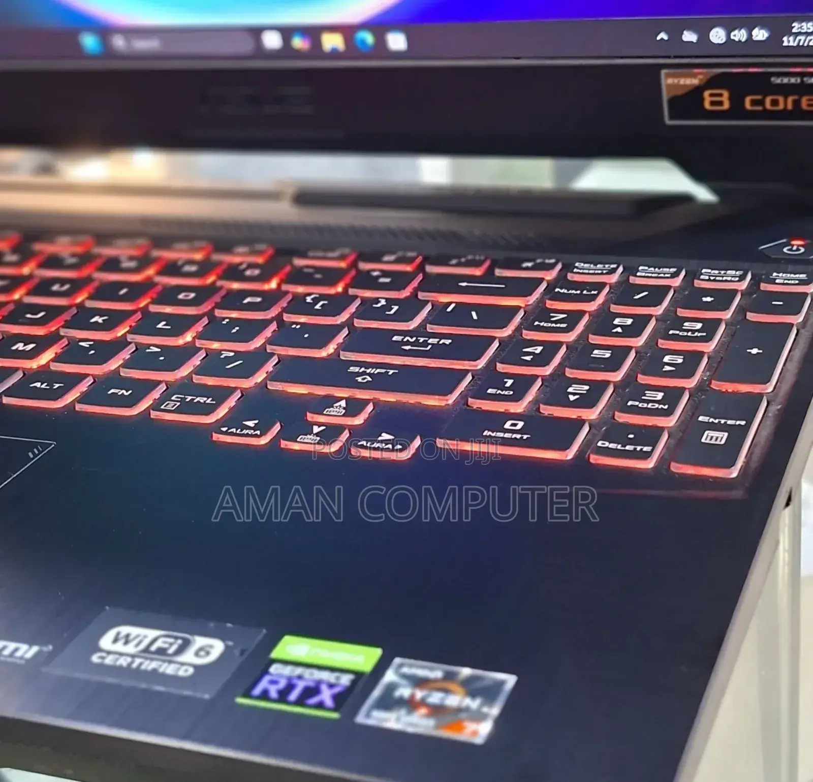 New Laptop Asus TUF Gaming A15 16GB AMD Ryzen 7 SSD 512GB
