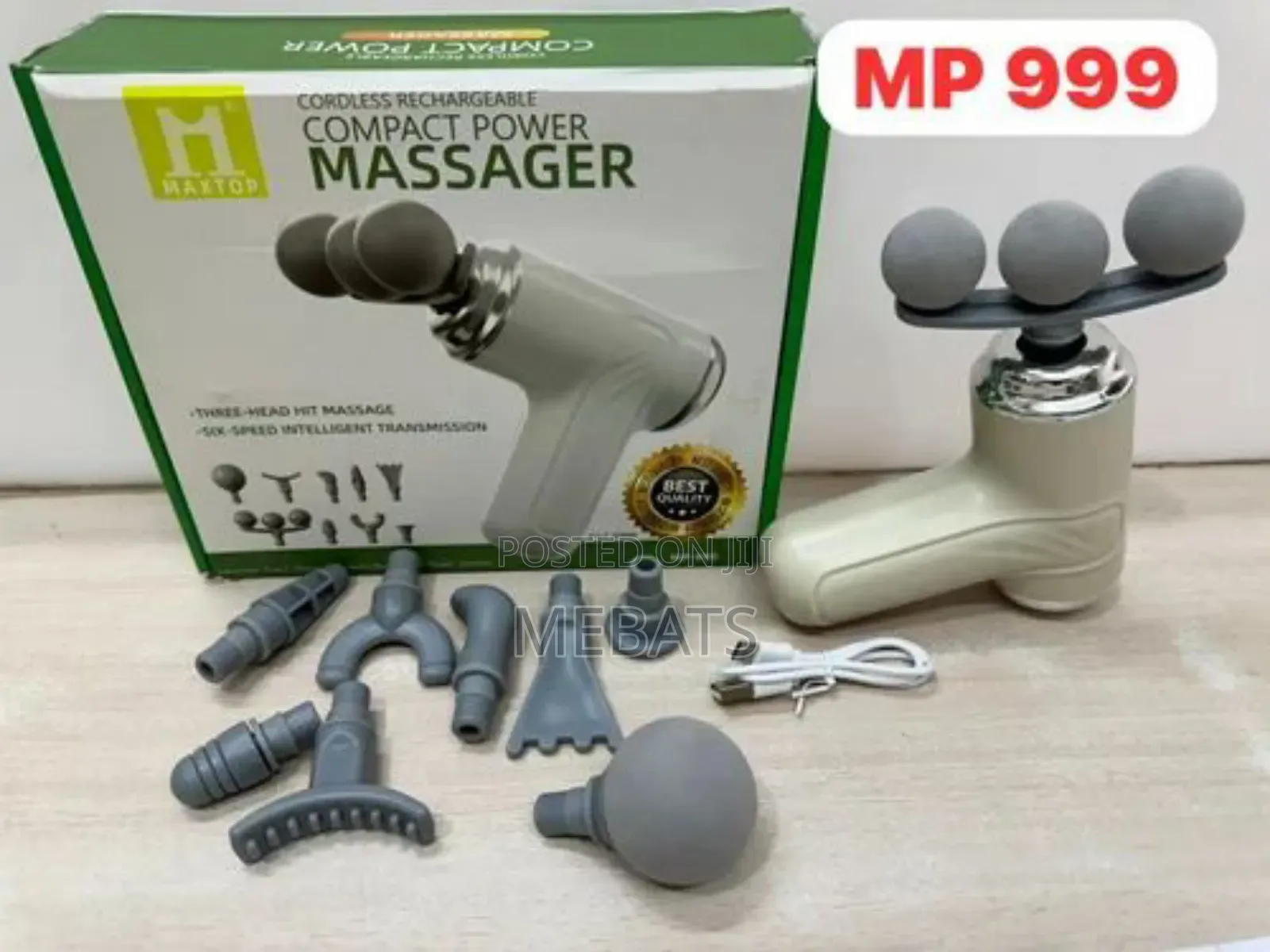 Maxtop Cordless Rechargeable Power Massager