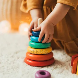 Stacking Ring Pyramid Toy | Baby/Toddler Learning Toy | Free Delivery