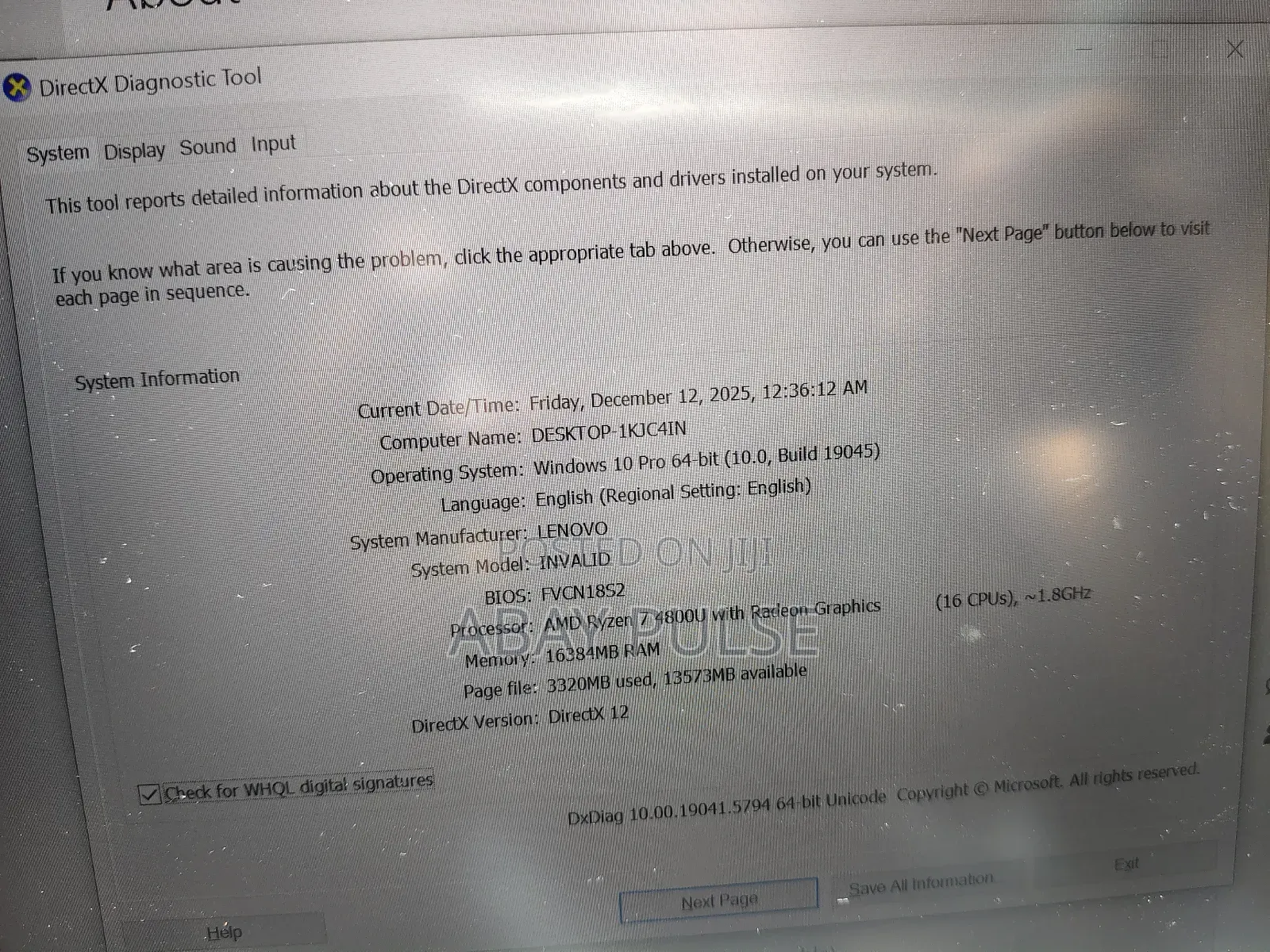 Laptop Lenovo ThinkBook 13s Gen 2 16GB AMD Ryzen 7 SSD 512GB