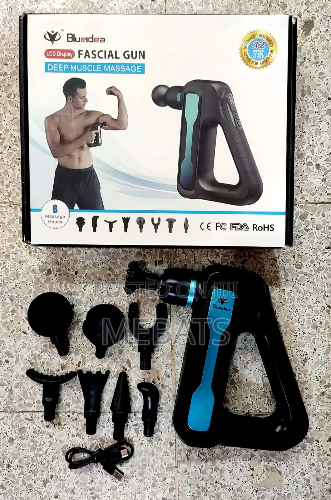 Rechargeable Triangle Deep Tissue Massage Gun